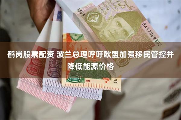 鹤岗股票配资 波兰总理呼吁欧盟加强移民管控并降低能源价格