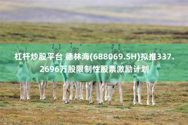 杠杆炒股平台 德林海(688069.SH)拟推337.2696万股限制性股票激励计划